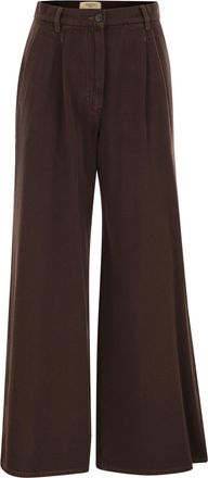 Max Mara Weekend Maxmara Nanda katoenen stierenbroek