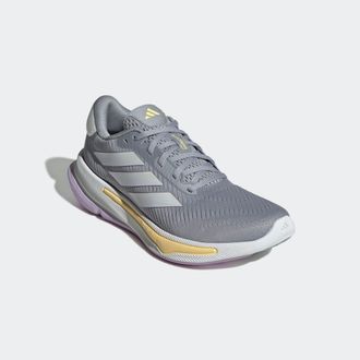 adidas Laufschuh ADIDAS PERFORMANCE SUPERNOVA EASE, Damen, Gr. 40,5, silber (halo silber, dash grau, orange tint), Synthetik, Textil, Schuhe Laufschuh