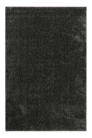 Esprit Alfombra de pelo largo gris oscuro suave 200x290