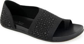 Kenneth Cole Reaction Sential Rhinestone Knit Sandal in Black Knit at Nordstrom Rack, Size 6.5