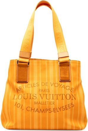 Louis Vuitton Jaune Passion Yellow Canvas Leather Shoulder Bag Tote Bag (Pre-Owned)