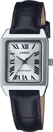 Casio Ltp-B150L-7B1Ef Vierkante Horloge - Dames - Horloges - Zwart - ONE Size - Leer - Accessoires