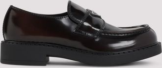 Prada Brown Leather Loafers