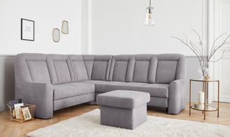 Sit&more Ecksofa »Melissa L-Form« klassisches Polsterprogramm, wahlweise Bettfunktion und Schubkasten
