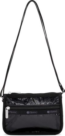 LeSportsac Mini Shine Classic Hobo Bag in Black Shine at Nordstrom Rack