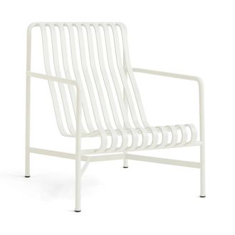 HAY Palissade Lounge Chair High, cremeweiss