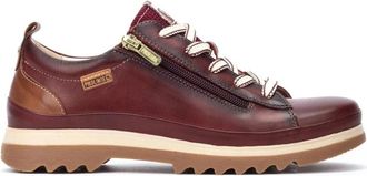 Pikolinos Rode Lace-Zip Sneaker voor Vrouwen - Dames - Sneakers - Rood - 35 EU - Schoenen