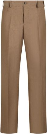 Pantaloni Torino Stijlvolle broek voor mannen - Heren - Straight fit broeken - Bruin - XL - Broeken