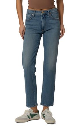 Kut from the Kloth Kit High Waist Ankle Baggy Straight Leg Jeans in Thrive at Nordstrom, Size 10