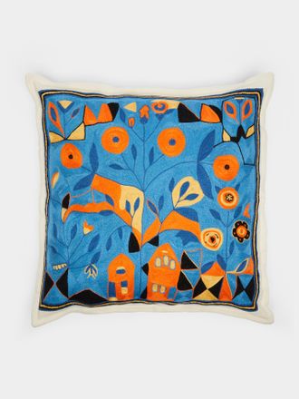 Saved New York Home Sweet Home Cashmere Cushion (20in/51cm)