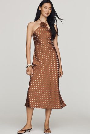 Elodie Yvaine Petite Halter Midi Dress