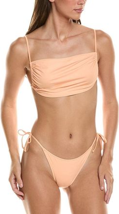 Maneb&igrave; Manebi 2pc Ruffled Bandeau Bikini Set