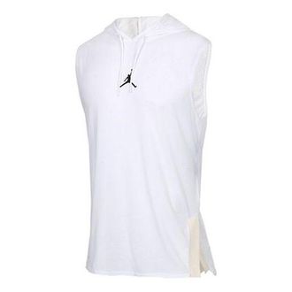 Nike Jordan Air Jordan Dri-FIT 23 Alpha Quick Dry Training hooded Sleeveless Vest White AJ1062-100