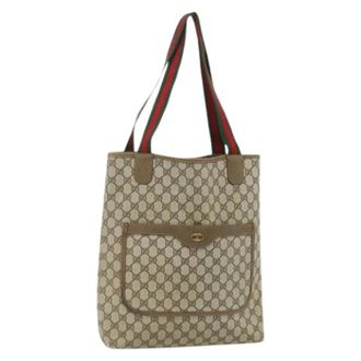 Gucci Bolso Tote Vintage Pre-owned - Pre-owned - Mujer - Beige - ONE SIZE