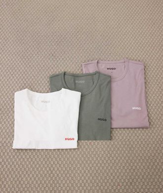 HUGO BOSS Confezione da 3 T-shirt da casa multicolore