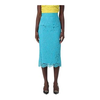 Dolce & Gabbana Mujer, Faldas, Azul, Talla: S