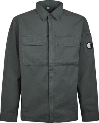 C.P. Company Gabardine Zipped Lens Overshirt