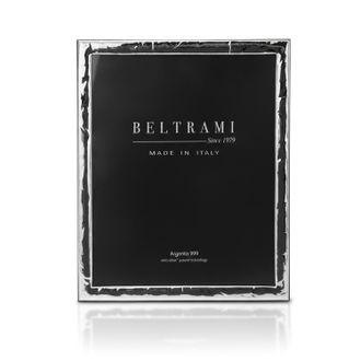 BELTRAMI Portafoto roccia foto 20x25 cm Beltrami con argento Miro Silver
