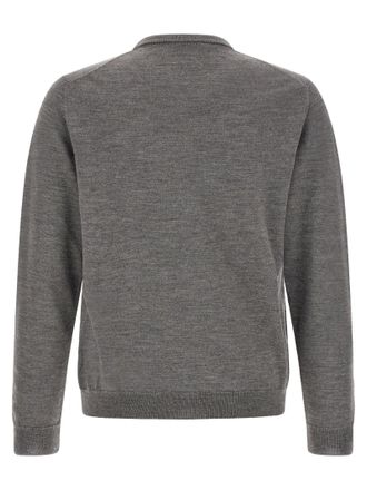 Zanone Virgin Wool Crew Neck Sweater - Gray