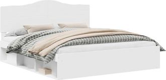 vidaXL Estructura De Cama 180 X 200 Cm Madera De Pino Macizo Vidaxl