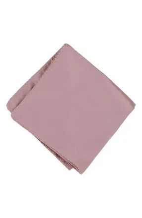 Brooklyn Brigade Mens Solid Satin Pocket Square in Rose Quartz at Nordstrom