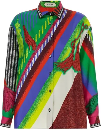 Versace Mujer, Blusas y Camisas, Multicolor, Talla: M