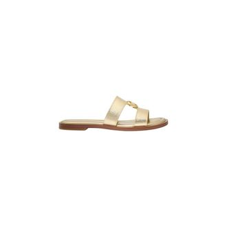 Michael Kors Sliders, female, Beige, Size: 6 1/2 US Erin Flat Sandal