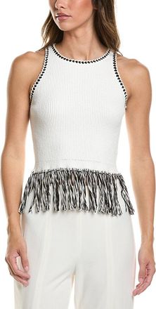 Toccin Dottie Fringe Racer Tank Top