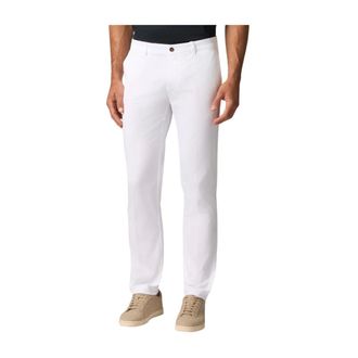 Brooks Brothers Regular Fit Stretch Cotton Gabardine Comfort Chino - male - Brooks Brothers - Chinos - White - W40 - Trousers