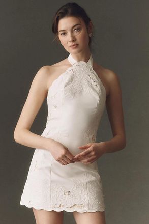 BHLDN Cutwork Mini Dress
