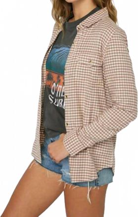 O'Neill Nash Flannel In Nutmeg