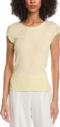 Lafayette 148 New York Ribbed Silk-Blend Pullover