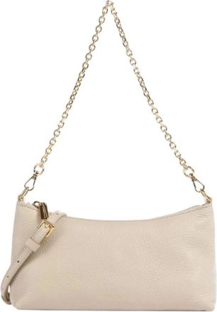 Coccinelle aura Mini Bag - Dames - Schoudertassen - Beige - ONE Size - Leer - Tassen