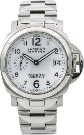 Officine Panerai Orologio Luminor Marina 40mm in acciaio inossidabile - Bianco