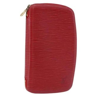 Louis Vuitton Pre-owned Epi Leather Portemonnee - Dames - Pre-owned - Rood - Maat: ONE Size Leer