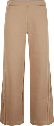 Max Mara Ifrem Wijde Broek - Dames - Wijde Broeken - Bruin - M - Broeken