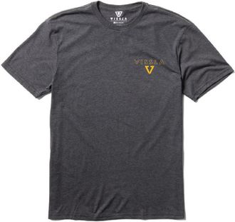 Vissla Mens Twin Palms Comp Lite drirelease T-Shirt Black XL