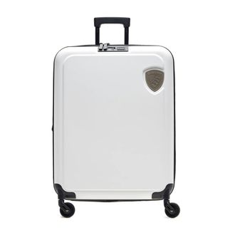 Blauer Wit Logo Cabin Trolley Synthetisch - Dames - Handbagage koffer - Wit - ONE Size - Koffers