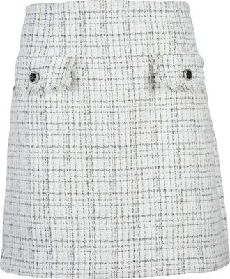 Guess Dames, Rokken, Wit, Maat: XL Poliester