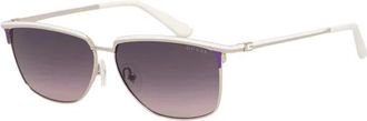 Guess Rechthoekige Zonnebril - Dames - Zonnebrillen - Geel - 56 MM - Accessoires