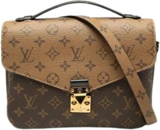 Louis Vuitton Pre-owned Reverse Pochette Metis - Dames - Vintage Schoudertas - Bruin - ONE Size - Vintage
