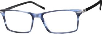 Haggar Mens H292 Eyeglasses In Matte Navy