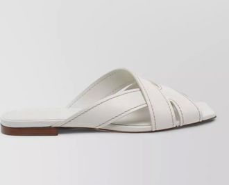 Tod's leather flat sandals