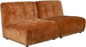 Dutchbone Sofa modular de terciopelo L184