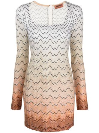 Missoni Intarsia jurk - Beige