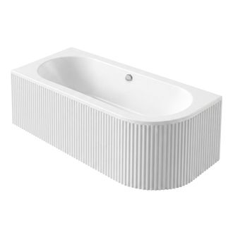 Rea Ba&ntilde;era De Esquina Rea Orion Stripe White 160 Left