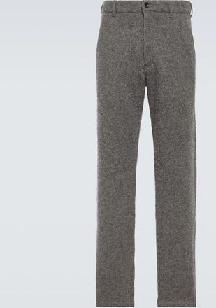 Comme Des Garçons Straight wool-blend pants