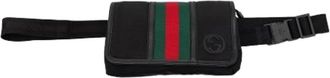 Gucci Borsa a tracolla in nylon Pre-owned - - Pre-owned - Donna - Nero - ONE SIZE