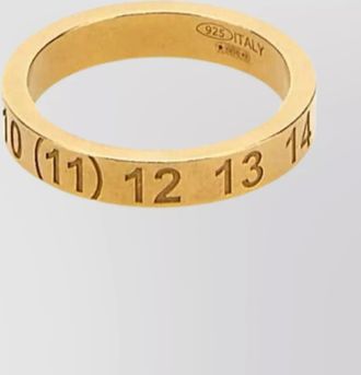 Maison Margiela silver logo ring