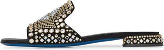 Loriblu Mules gioiello - Dames - Sandalen - Veelkleurig - 36 EU - Leer - Schoenen